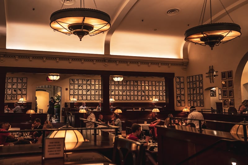 The Hollywood Brown Derby Hollywood Brown Derby interior at Hollywood Studios, Disney World
